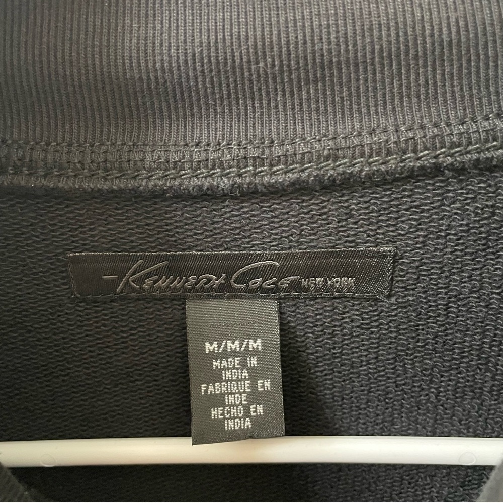 Kenneth Cole bomber jacket lightweight black men’s medium - Picture 4 of 5